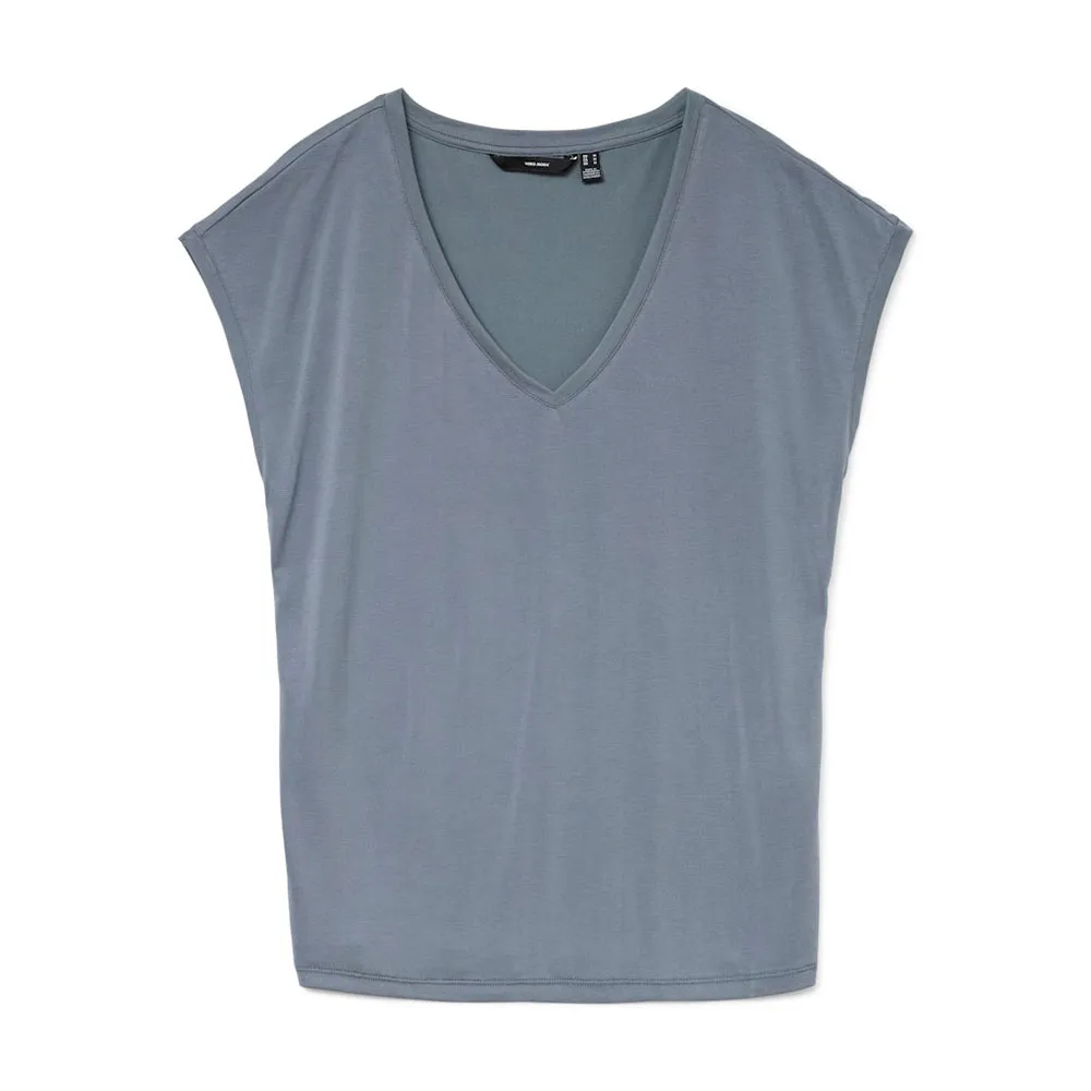 

Футболка Vero Moda Fill sleeveless V neck, серый