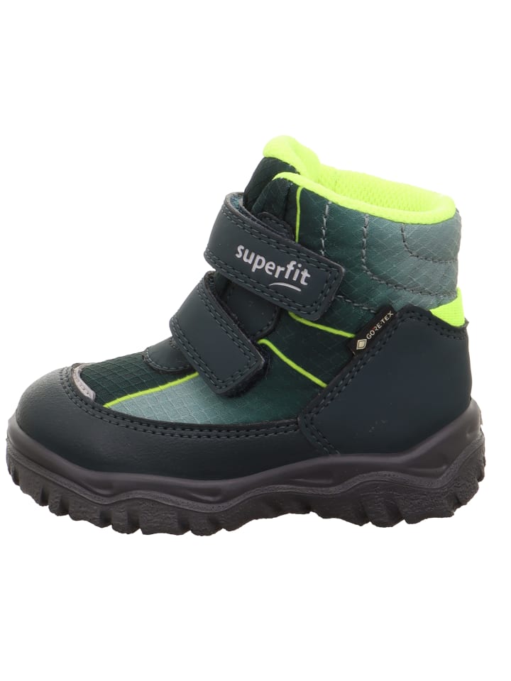 Зимние ботинки HUSKY+ зеленого/желтого цвета superfit — фото 3