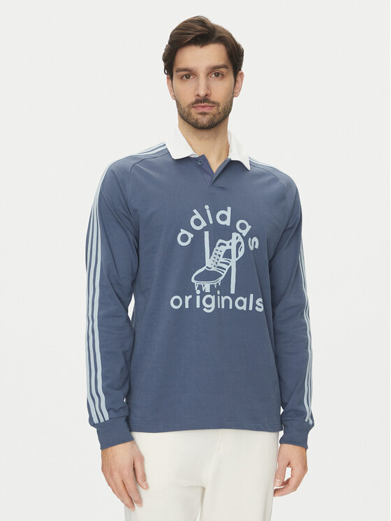

Рубашка поло стандартный крой Rugby JD1090 Adidas, синий