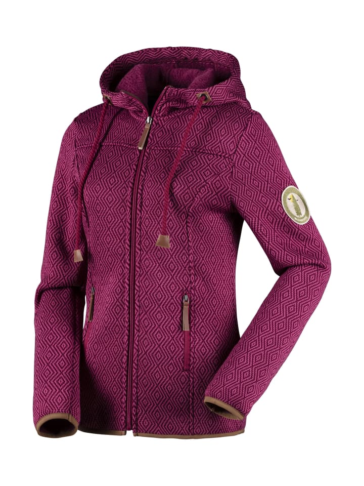 

Флисовая куртка LASCANA ACTIVE, цвет beere