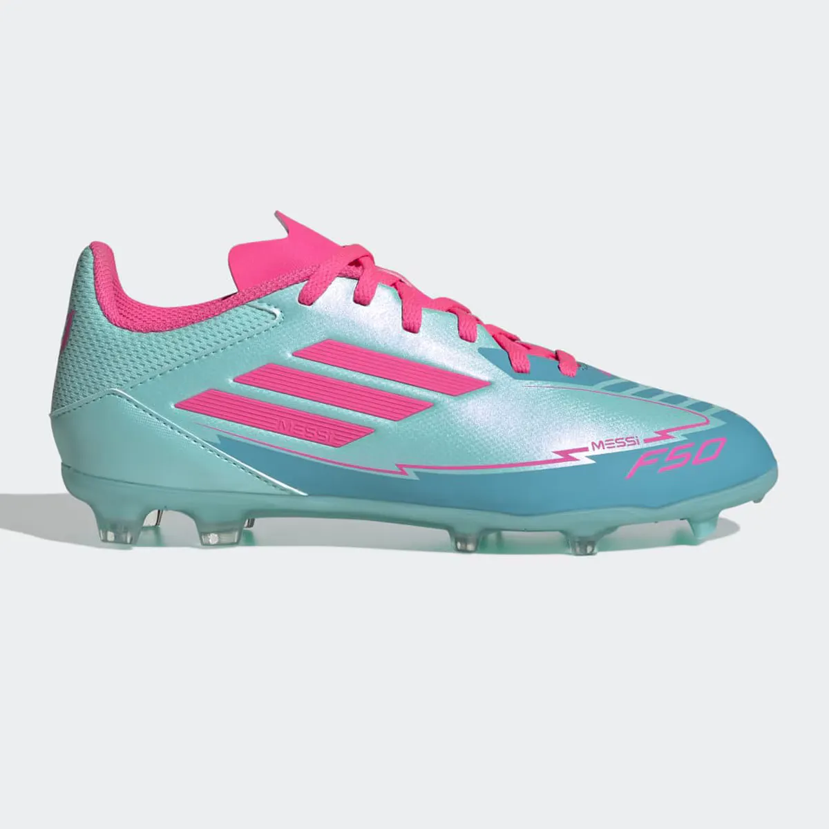 

Футбольные бутсы Adidas F50 League Messi Kids Turf, бирюзовый
