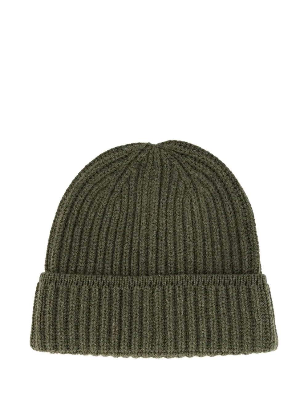 

Кашемировая шапка бини в рубчик Piacenza Cashmere, зеленый