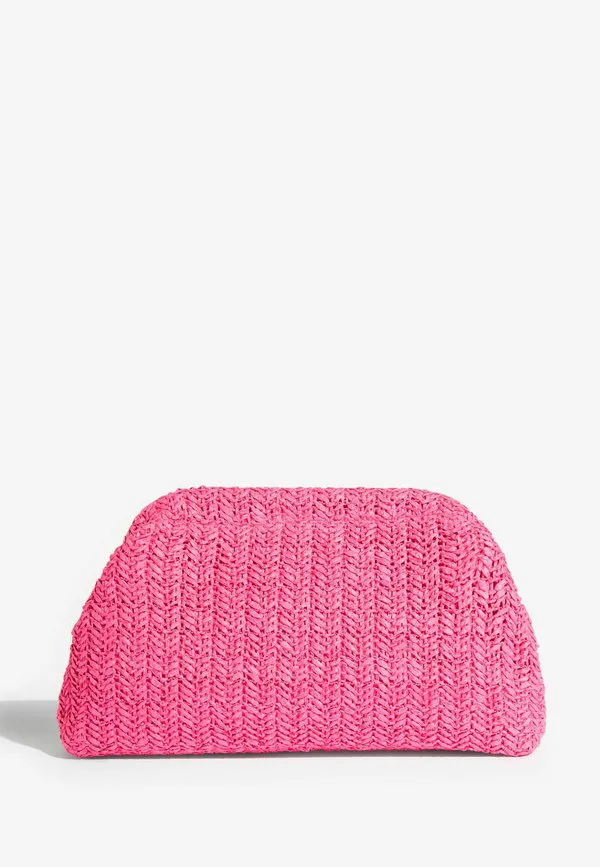 

Клатч из рафии Lipsy, Pink