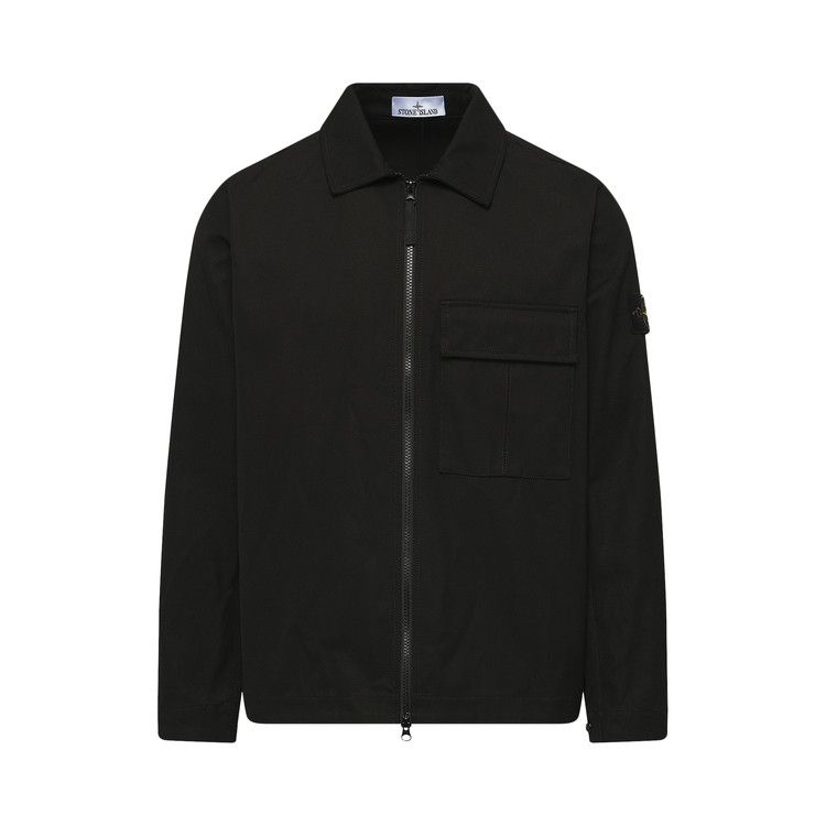 

Куртка Stone Island Panama Cotton Overshirt, Black