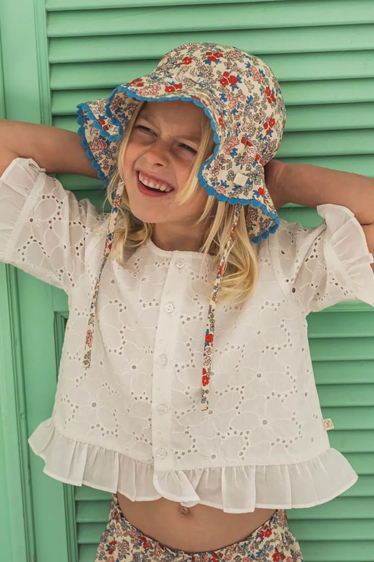 

Детская хлопковая блузка Ibbi That'S Mine, белый