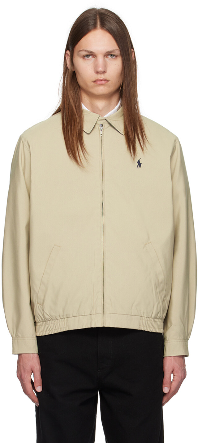 

Куртка цвета хаки Bi-Swing Polo Ralph Lauren