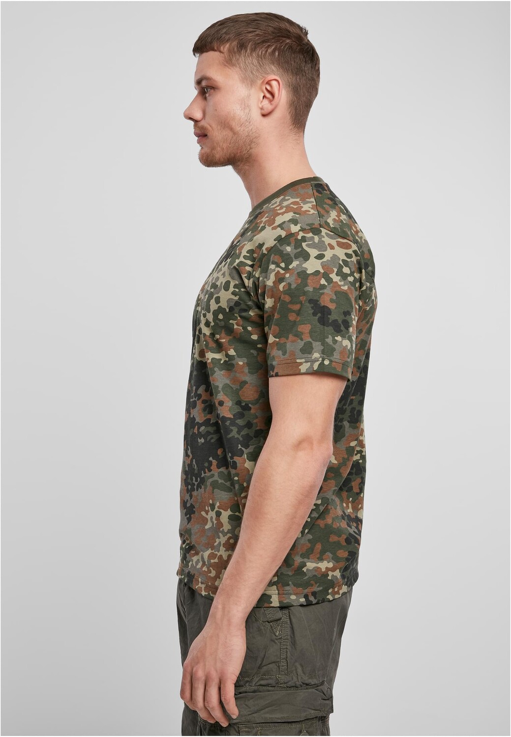 

Футболка Brandit s, цвет flecktarn