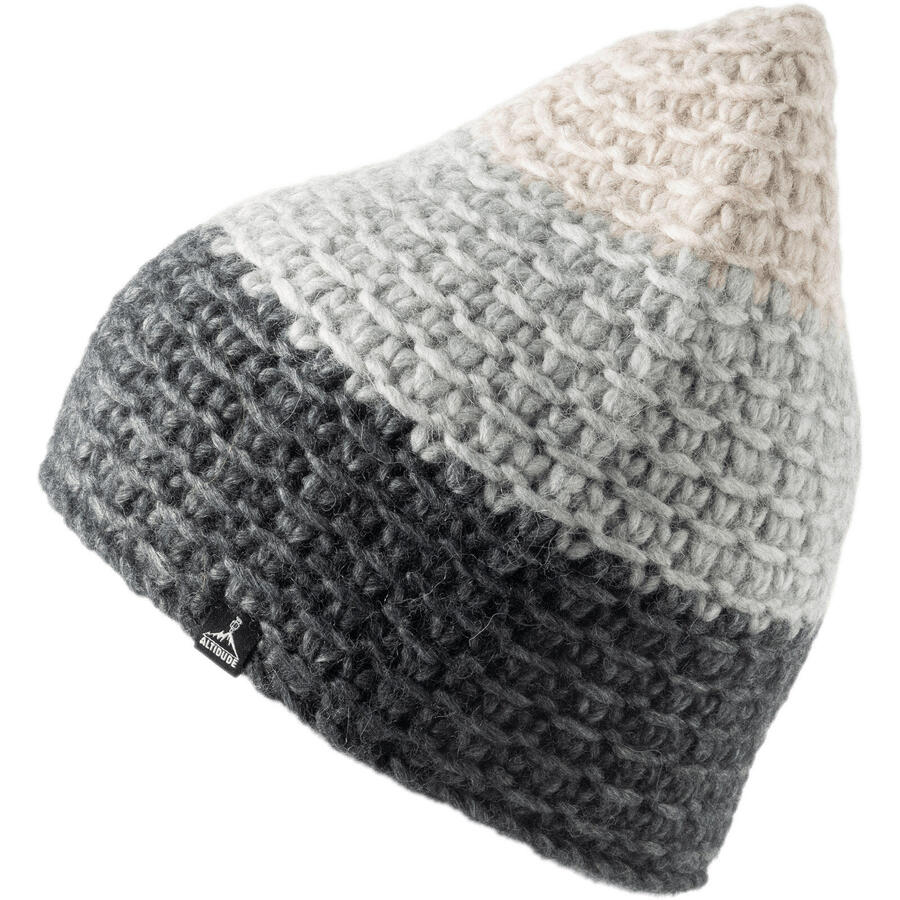 

ALTIDUDE Зимняя шапка-гнездо трио, объемная вязка, унисекс, шапочка из шерсти мериноса ягненка