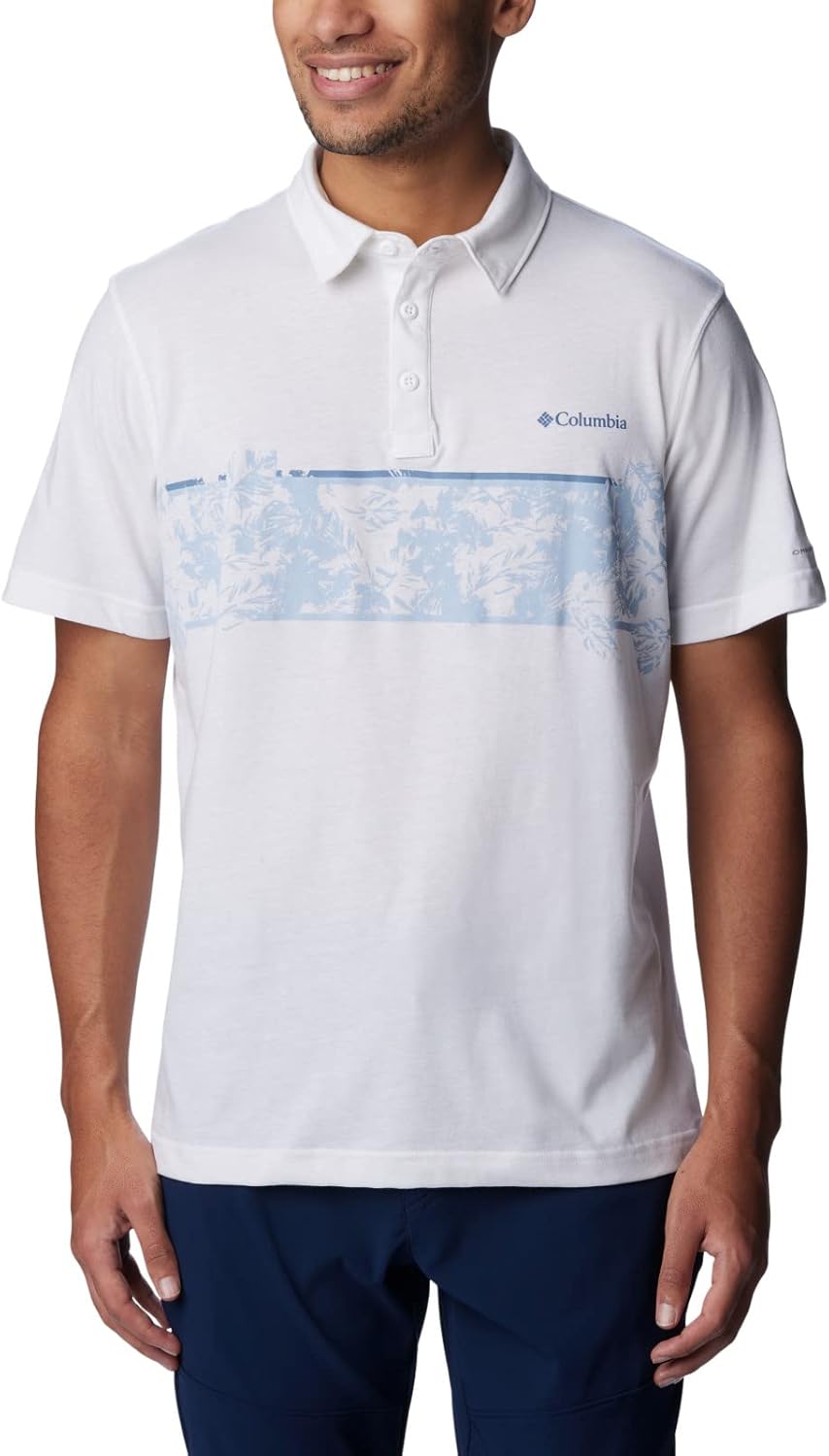 

Мужская футболка-поло Thistletown Ridge Columbia Sp21, White, Белый, Мужская футболка-поло Thistletown Ridge Columbia Sp21, White