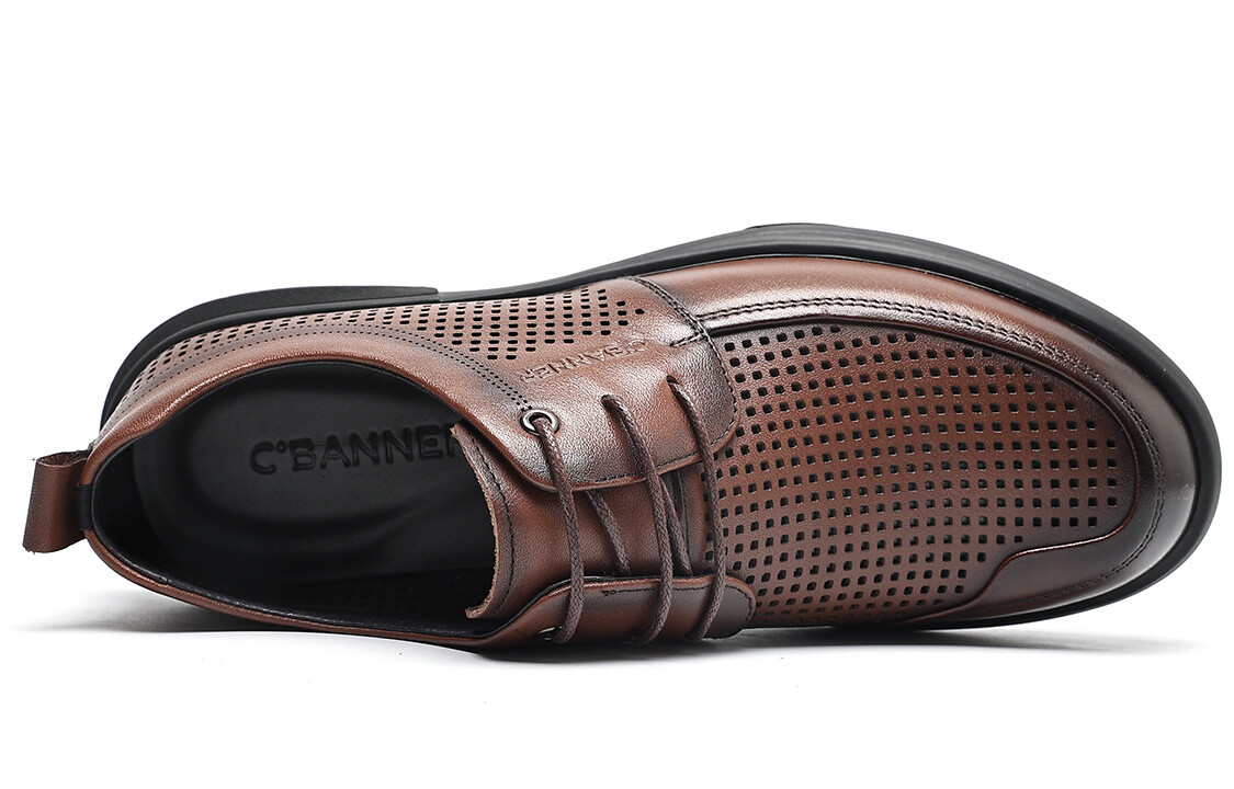Мужские туфли CВ°BANNER Men's Casual Shoes Men Low-Top Brown — фото 4