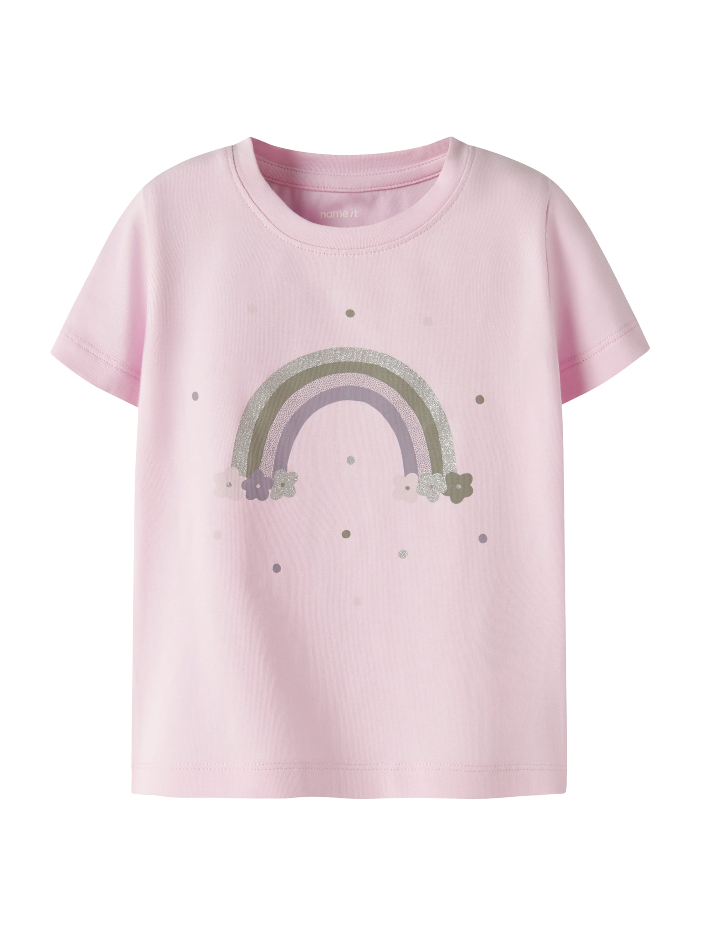 

NAME IT Футболка 'NMFDOTTAS' в цвете Rose