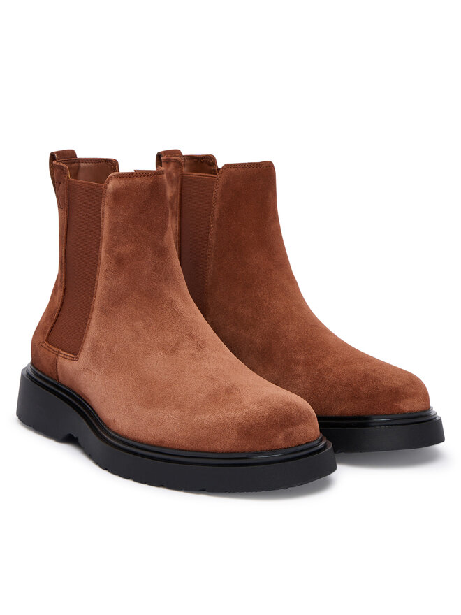 Классические ботильоны Combat Ess Chelsea Boot Su YM0YM01372 Calvin Klein, коричневый — фото 2