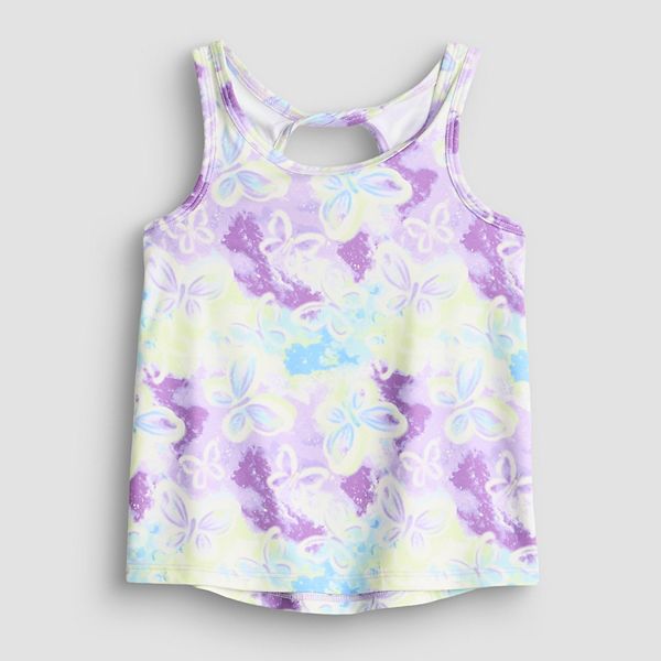 

Детская майка с застежкой на спине для девочки Jumping Beans, Butterfly Paint Cool