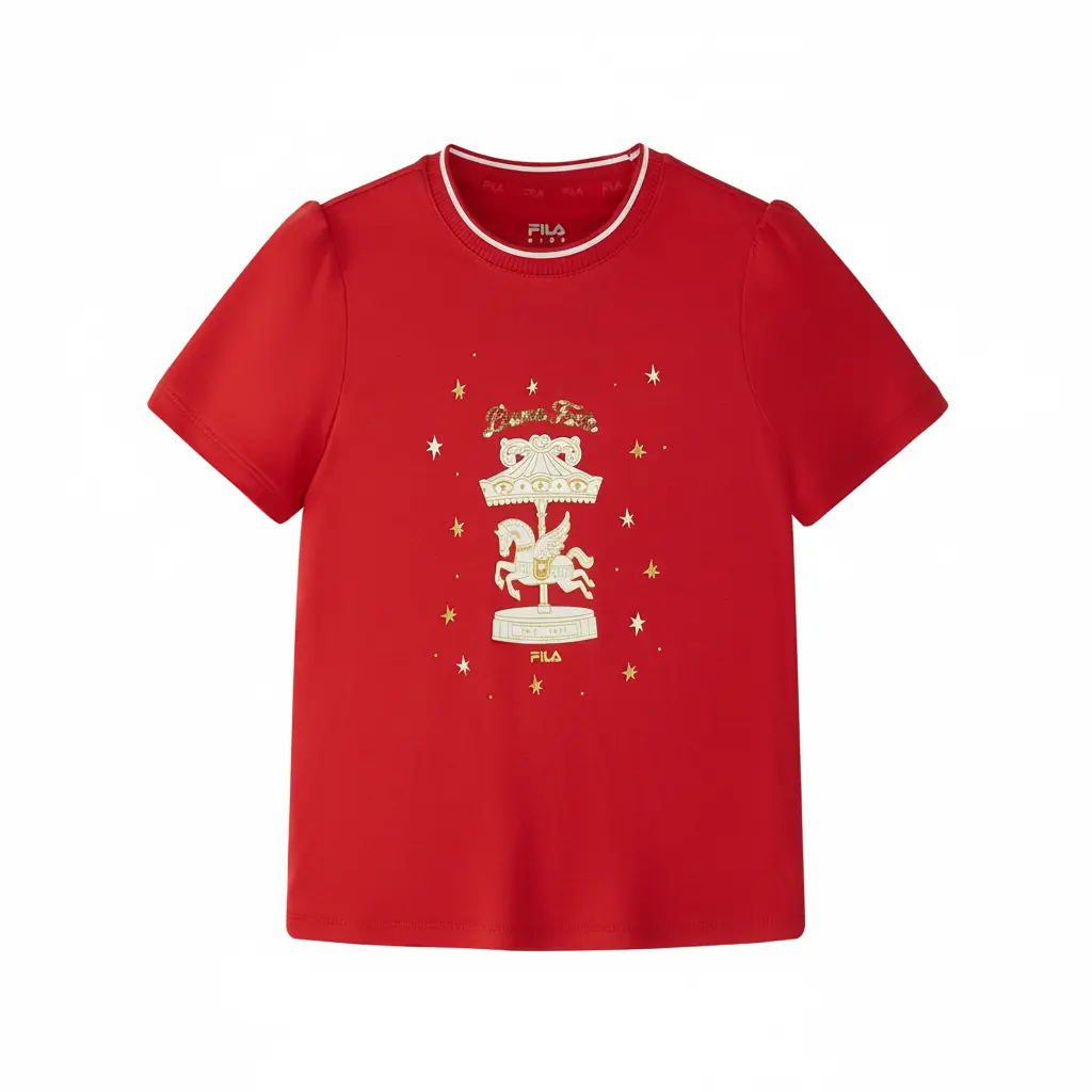 

Футболка ORIGINALE COTDRY для детей FILA KIDS, legend красный