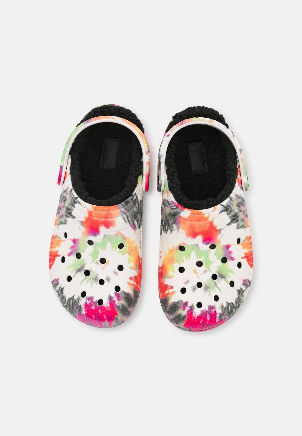 

Мюли CLASSIC LINED TIE DYE Crocs, черный