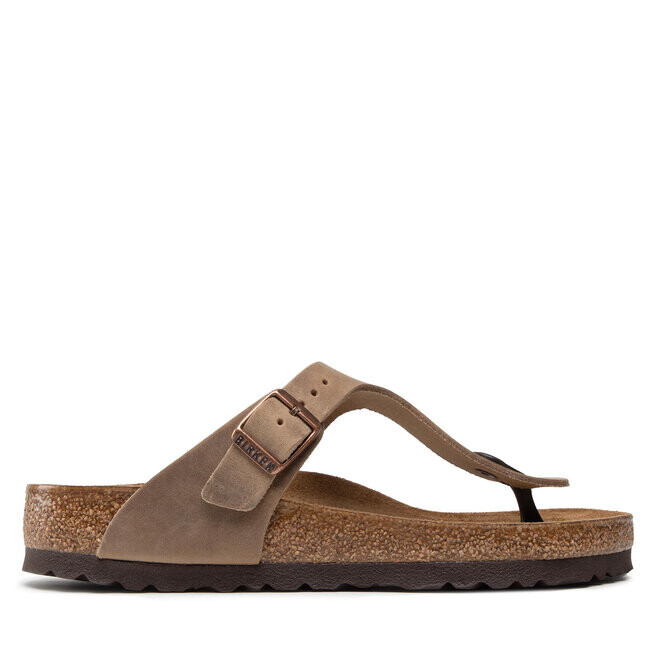 

Шлепанцы Birkenstock Gizeh Bs 0943811 Tabacco Brown, коричневый