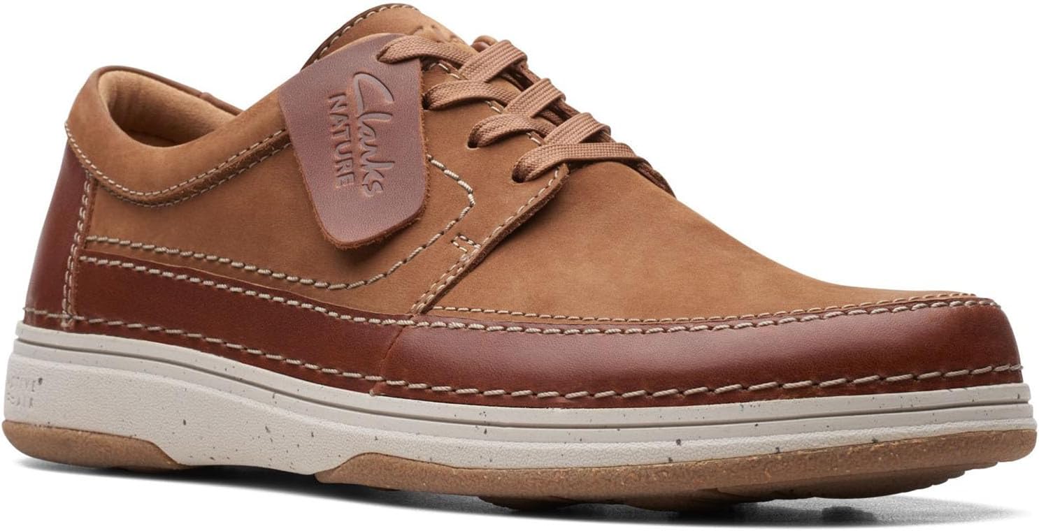 Мужские лоферы Clarks Nature 5 Lo, Dark Tan C — фото 3