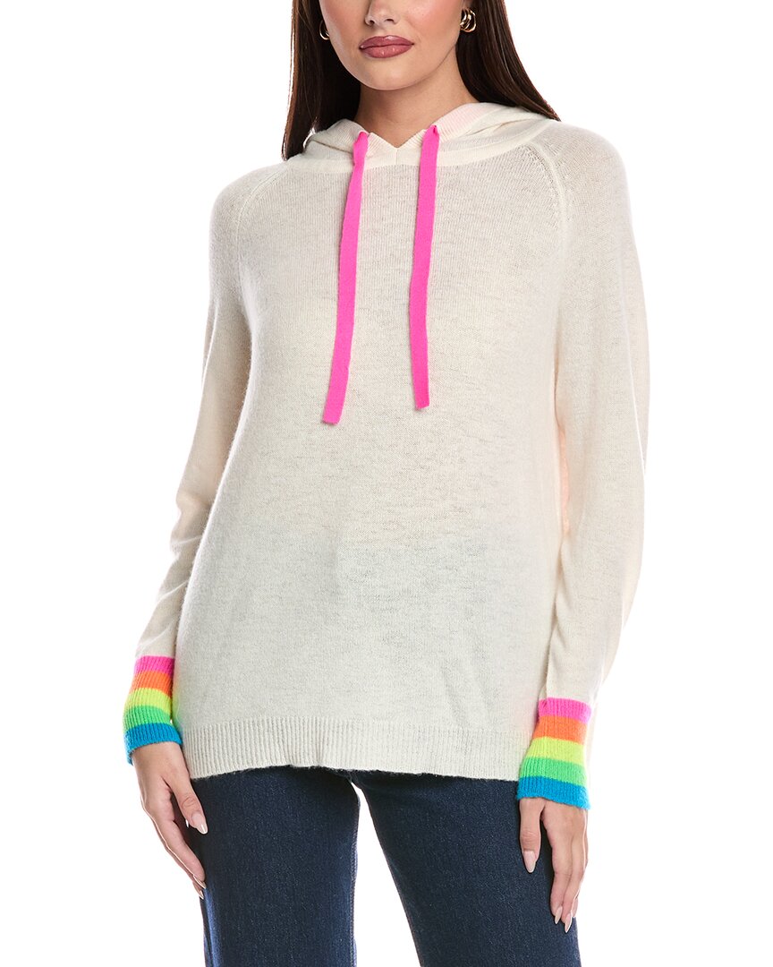 

Брод Кашемир Учи Мир Кашемировый худи Brodie Cashmere, белый