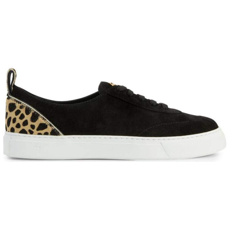 Женские кожаные низкие кроссовки Zenas Suede Low top Sneakers Giuseppe Zanotti — фото 2