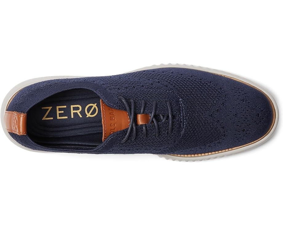 Оксфорды Cole Haan Zerogrand Remastered Wing Tip Oxford, цвет Marine Blue/Vapor Grey — фото 2
