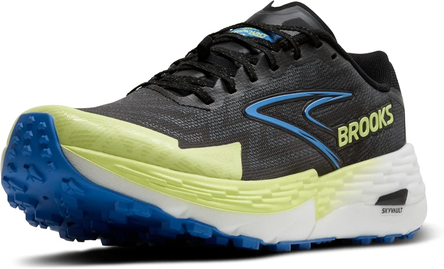 Мужские кроссовки Brooks Catamount 4, Black Lime Blue