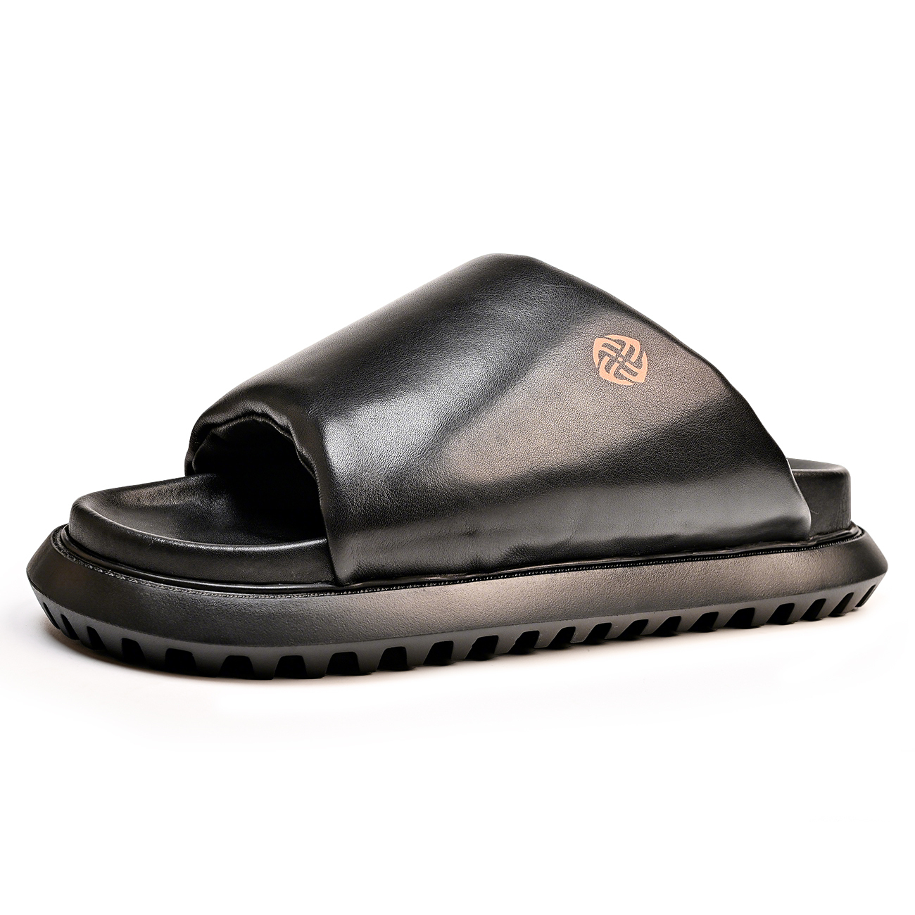 

Мужские противоскользящие сандалии с резиново-пенопластовой подошвой Brounvanm, черный