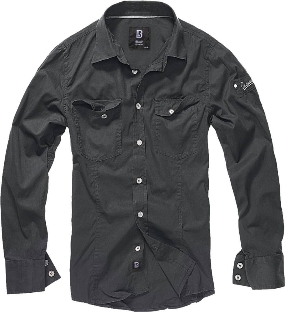

Рубашка Brandit SlimFit Shirt, черный