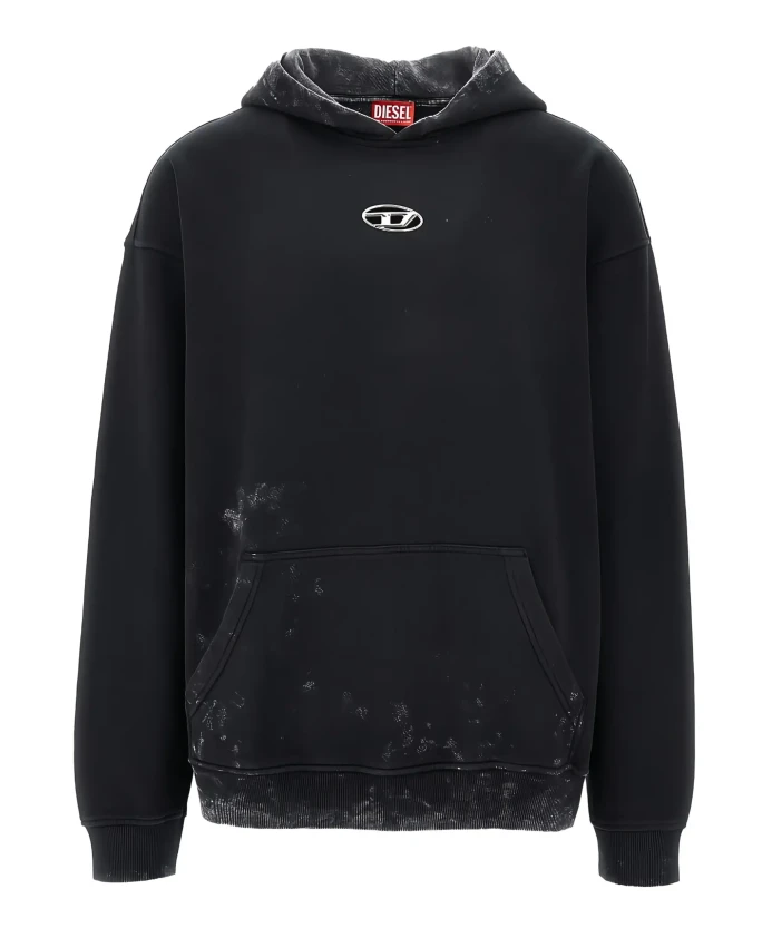 

Черный свободный пуловер для женщин Diesel, черный