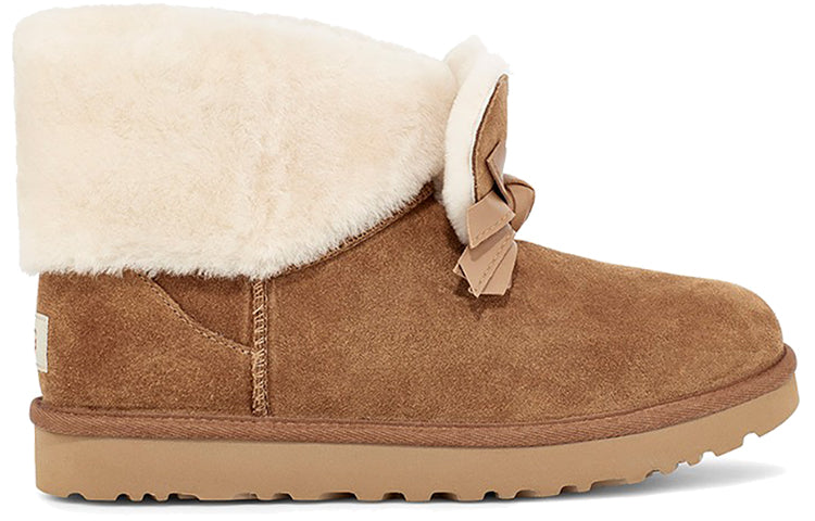 Ботинки зимние UGG WMNS Classic Mini II CNY, коричневый — фото 3