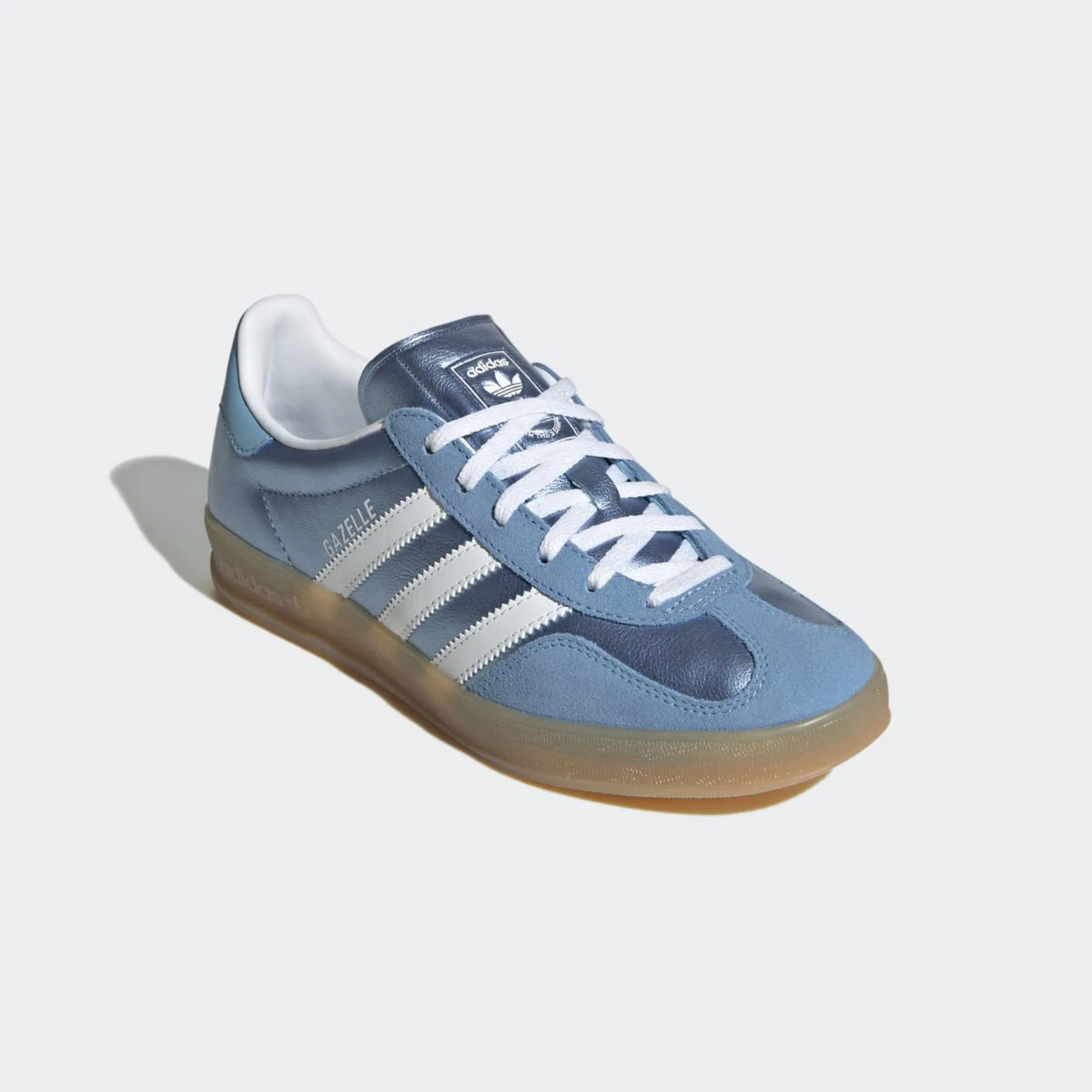 Женские повседневные кроссовки Gazelle Indoor Adidas, синий — фото 2