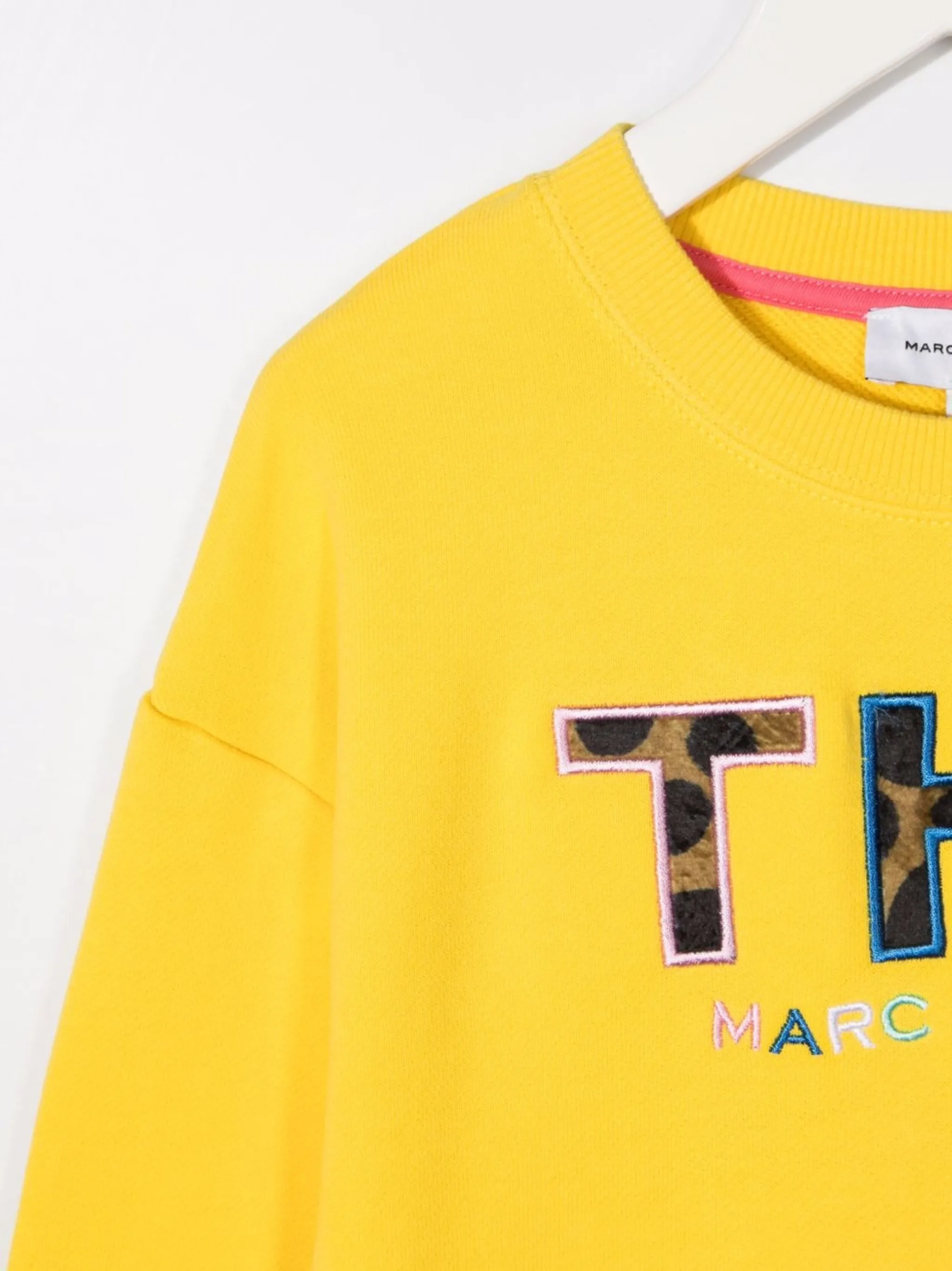 Платье-свитер с логотипом Marc Jacobs Kids, желтый — фото 3