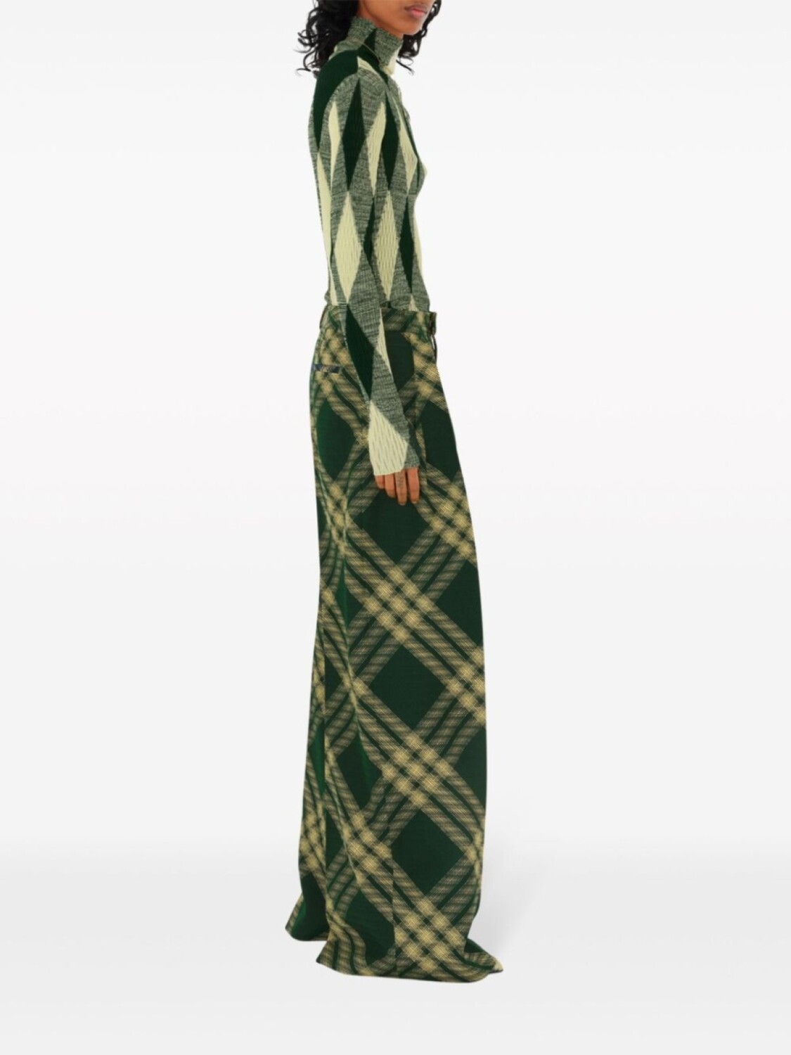 Джемпер Burberry, женский, нейтральный, с узором аргайл — фото 3