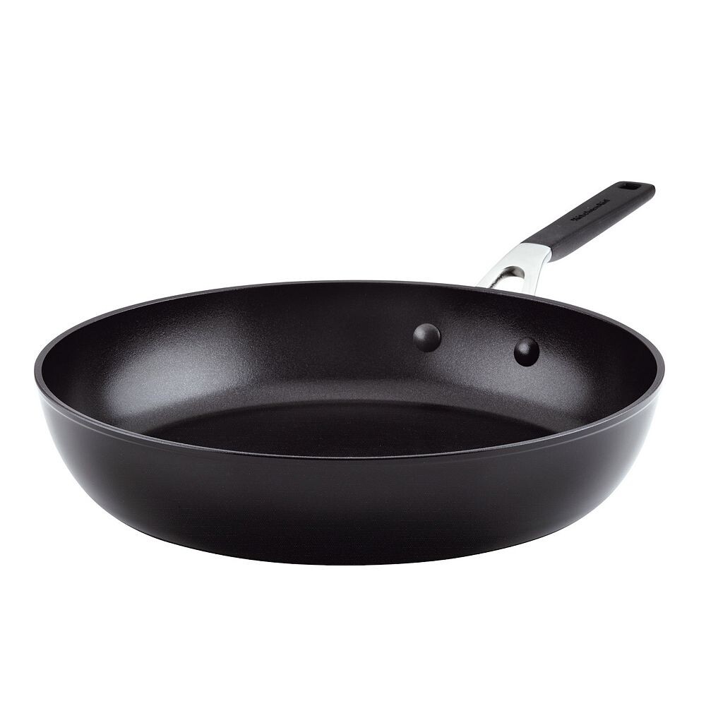 

KitchenAid 12.25 в сковороде с твердым анодированным антипригарным покрытием, цвет Onyx Black