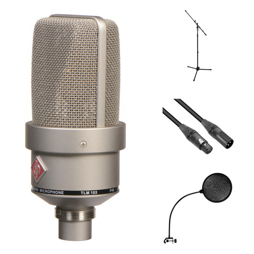 

Комплект Кардиоидных конденсаторных микрофонов Neumann TLM 103 с большой диафрагмой (никель)