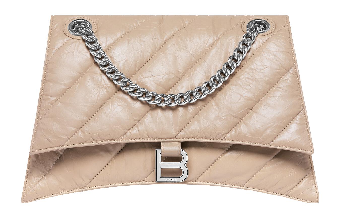 

Сумка через плечо из телячьей кожи Balenciaga женская бежевая