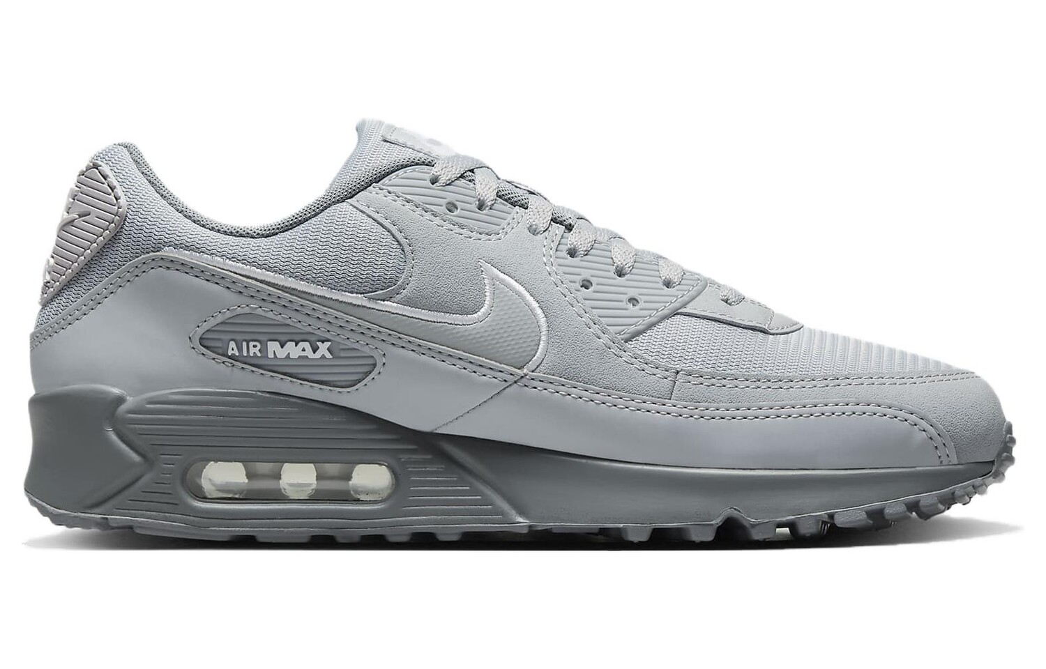 Мужские кроссовки Nike Air Max 90 Lifestyle, Холодный серый — фото 2