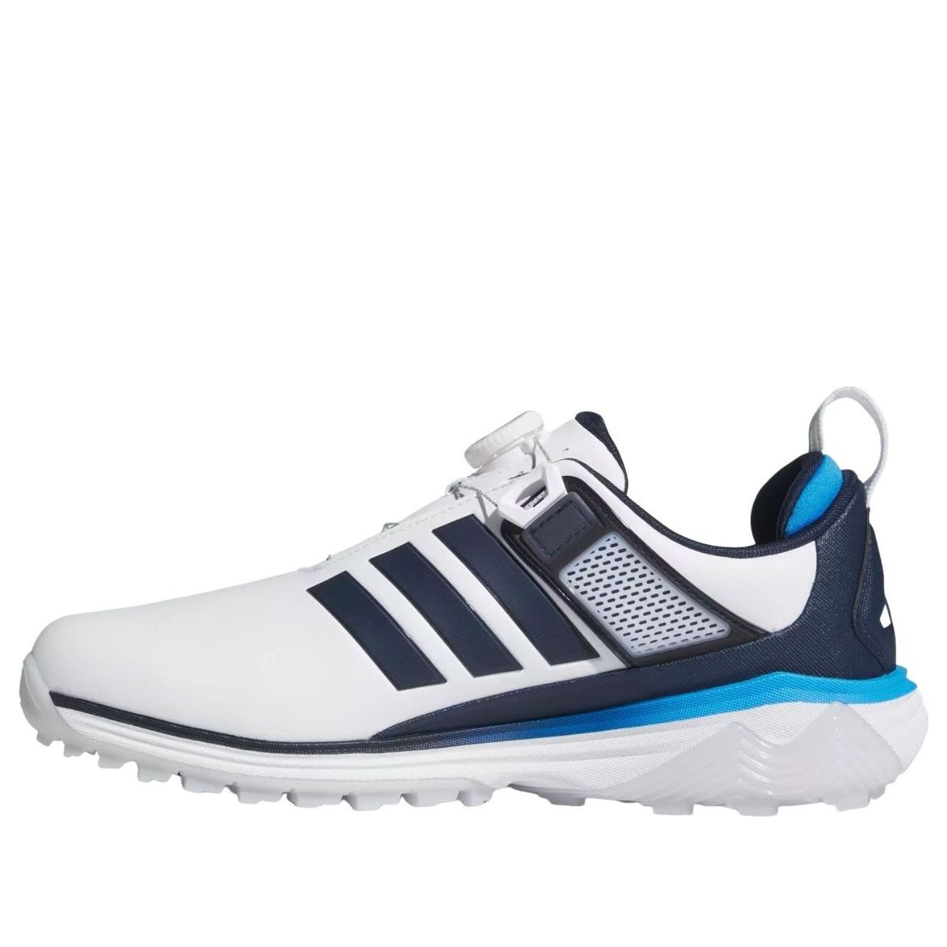 

Adidas Adipower 26 Boa Spikeless 'Cloud White Collegiate Navy Lucid Ray Blue'