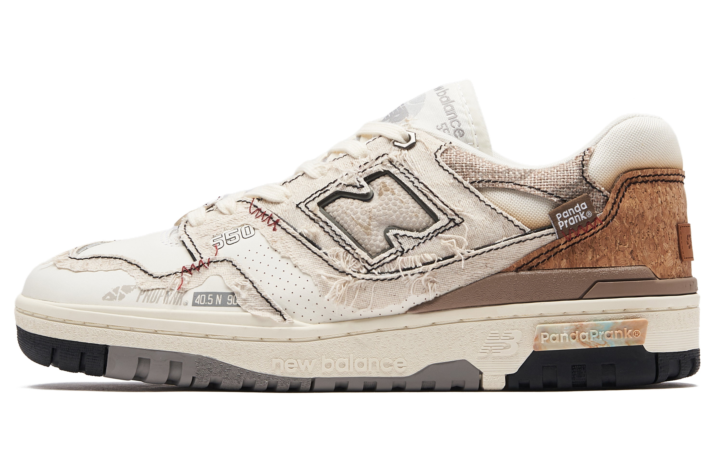 

Кроссовки New Balance NB 550 Vintage Basketball Shoes Unisex Low-top Beige/Brown, коричневый