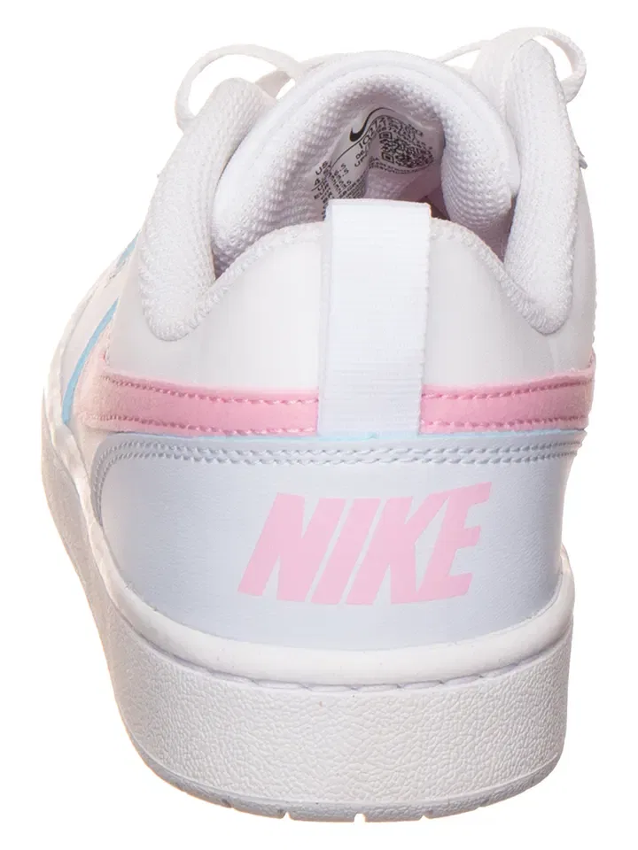 Кроссовки со шнуровкой Nike, белый/розовый — фото 3