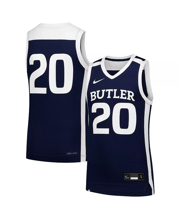 

Баскетбольная реплика джерси Butler Bulldogs для подростков, 20 Navy Nike