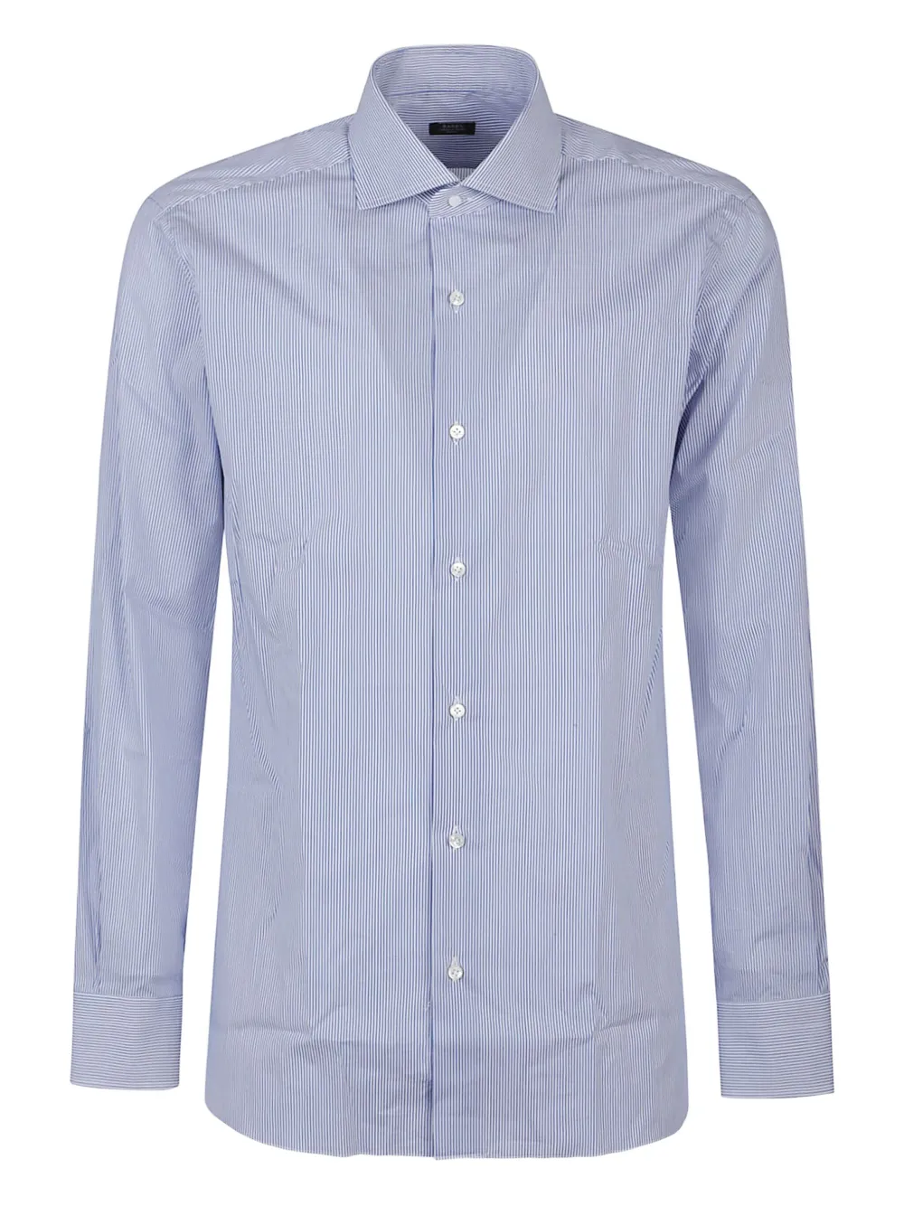 

Рубашка из хлопка в тонкую полоску Barba, синий