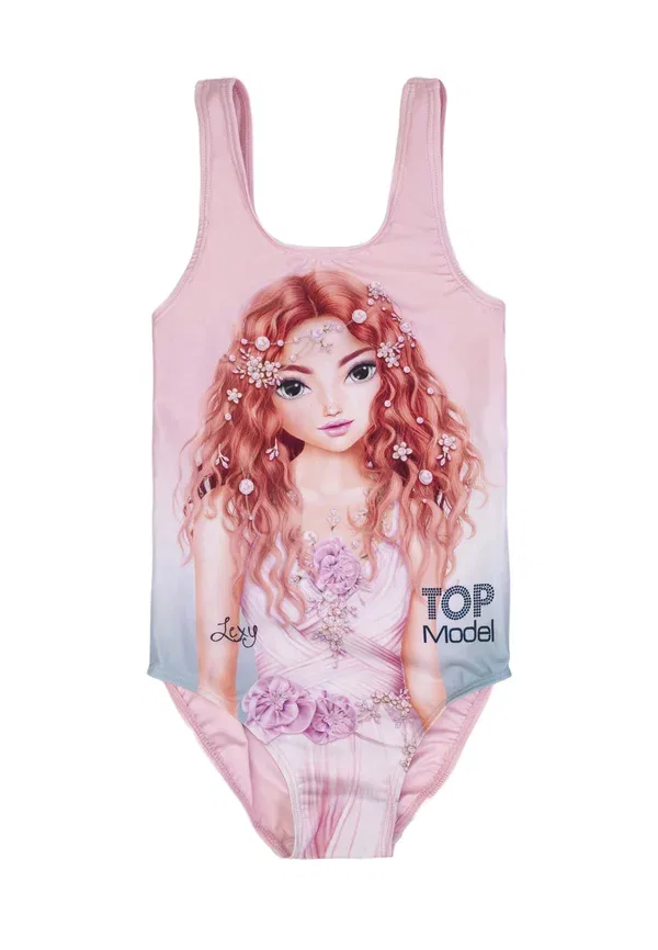 Купальник Top Model swimsuit, розовая тень