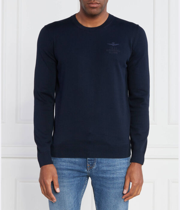 

Свитер Slim fit Aeronautica Militare, синий