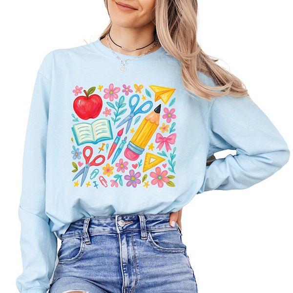 

Водолазка женская garment dyed с длинным рукавом Simply Sage Market, Chambray