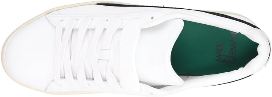 Мужские кроссовки PUMA Clyde Mig на шнуровке повседневные - белые — фото 4