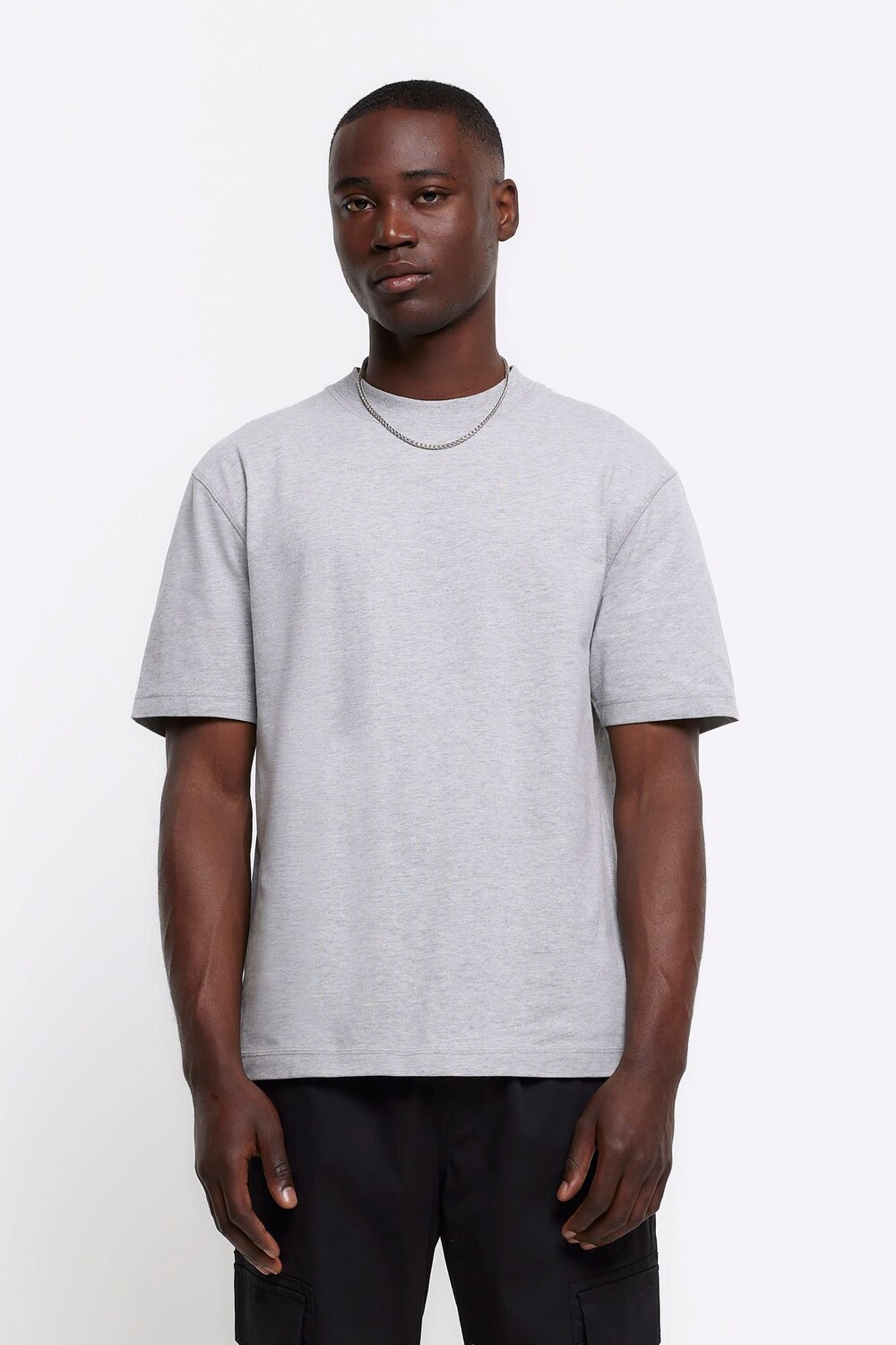 

Футболка Studio стандартного кроя River Island, серый
