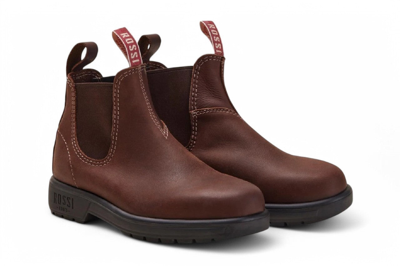 Ботинки челси Rossi 303 Endura Redwood Brown Leather Rossi Boots — фото 3