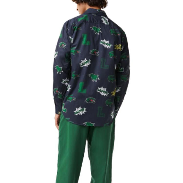 Мужская рубашка Holiday Series Multicolor Lacoste, цвет Multicolor — фото 3