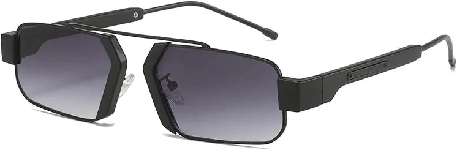 

Ретро солнцезащитные очки для женщин, модные, с прозрачными линзами с градиентом «океан», защита от УФ-излучения UV400 для мужчин HHZZYVY, Black Gray Gradient