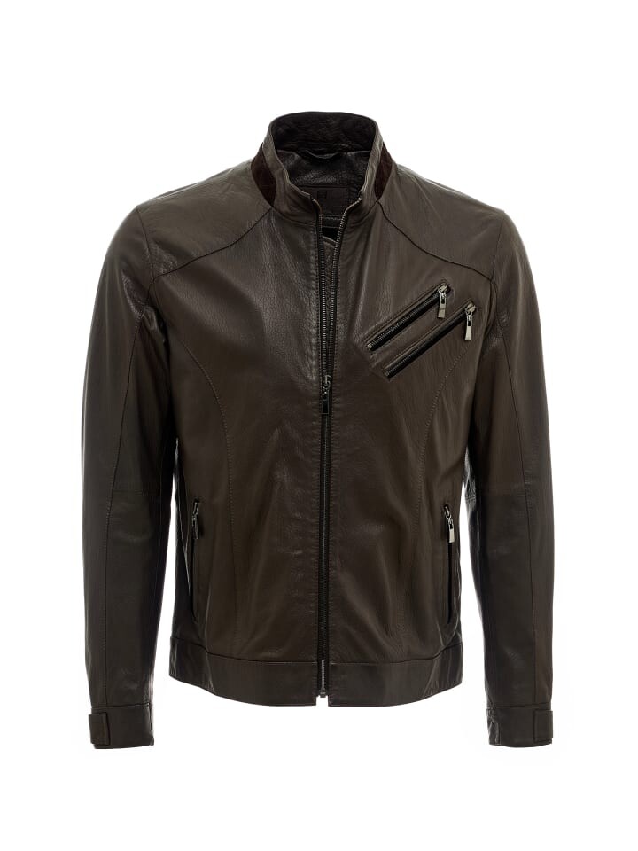 

Кожаная куртка Pierre Cardin Lederjacke, коричневый